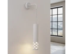 Sollux Lighting Aplique Para Pared-Lámpara De Pared Liro Moderno De Acero - 1 Fuentes Luminosas - L.8 X A.10 Cm - Blanco