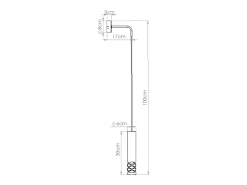 Sollux Lighting Aplique Para Pared-Lámpara De Pared Liro Moderno De Acero - 1 Fuentes Luminosas - L.8 X A.10 Cm - Blanco