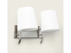 Ledkia Lámpara de Pared Metal 2 Focos Eikho Blanco Multicolor Sale