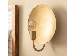 Discount Ledkia Lámpara de Pared Metal Anusha Dorado Multicolor
