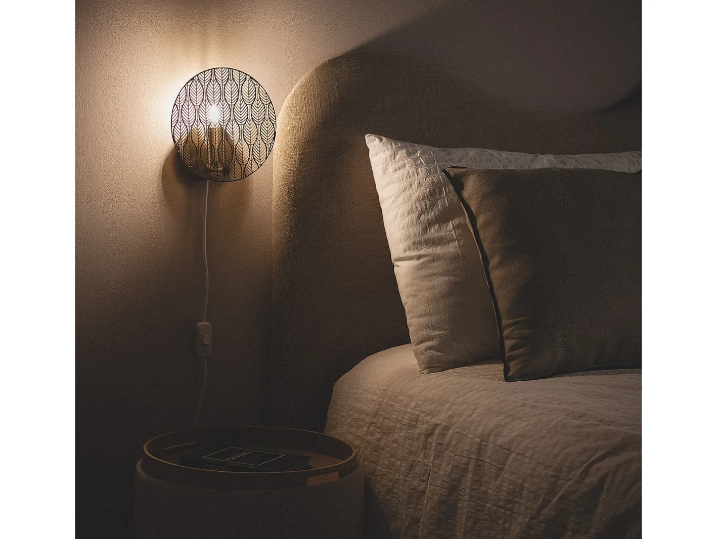Ledkia Aplique Para Pared-Lámpara de Pared Metal Delly Dorado Multicolor