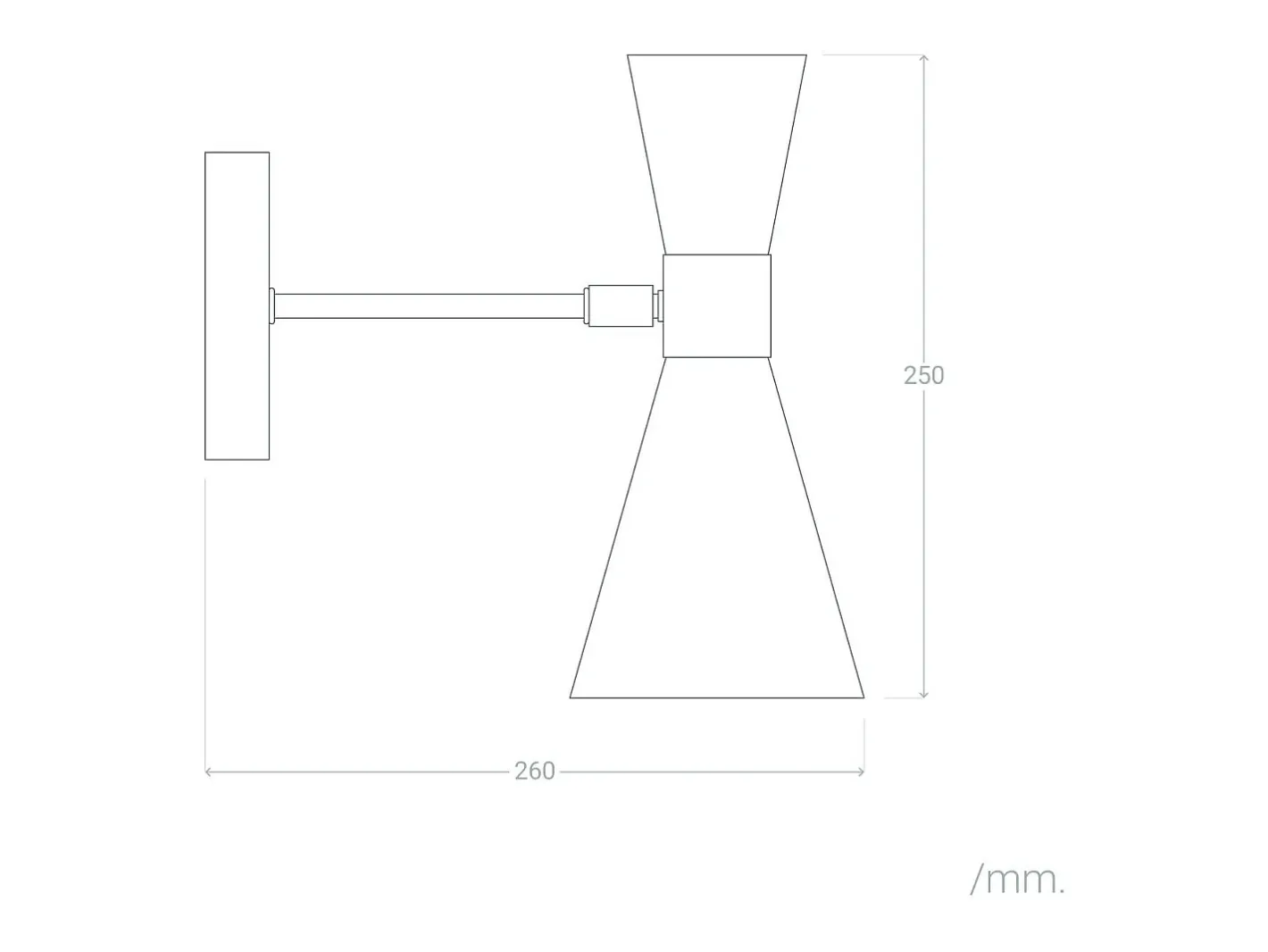 Ledkia Aplique Para Pared-Lámpara de Pared Metal Direccionable Jigger Azul