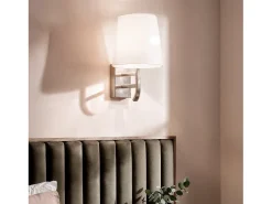 Ledkia Aplique Para Pared-Lámpara de Pared Metal Eikho Blanco Multicolor