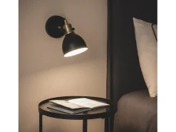Best Ledkia Lámpara de Pared Metal Louise Negro
