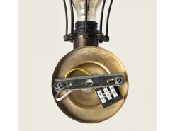 Ledkia Aplique Para Pared-Lámpara de Pared Metal Prisco Negro Multicolor