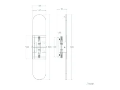 Ledkia Lámpara de Pared Metal y Mármol Nandra Dorado New