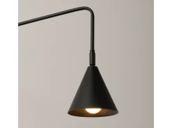 Clearance Sollux Lighting Lámpara De Pared Nox Moderno De Acero - 1 Fuentes Luminosas - L.14 X A.30 Cm - Negro