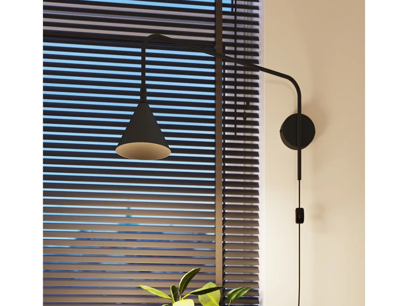 Clearance Sollux Lighting Lámpara De Pared Nox Moderno De Acero - 1 Fuentes Luminosas - L.14 X A.30 Cm - Negro