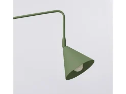 Sollux Lighting Aplique Para Pared-Lámpara De Pared Nox Moderno De Acero - 1 Fuentes Luminosas - L.14 X A.30 Cm - Oliva Verde