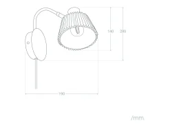 Ledkia Aplique Para Pared-Lámpara de Pared Orientable Metal Magda Blanco