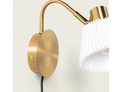 Ledkia Aplique Para Pared-Lámpara de Pared Orientable Metal Magda Blanco