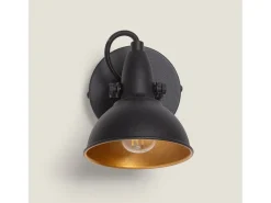 Clearance Ledkia Lámpara de Pared Orientable Aluminio 1 Foco Emer Negro Negro Multicolor