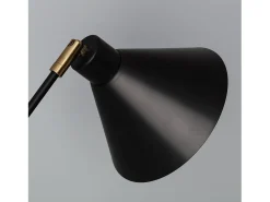 Ledkia Aplique Para Pared-Lámpara de Pared Orientable Metal Oga Negro Multicolor