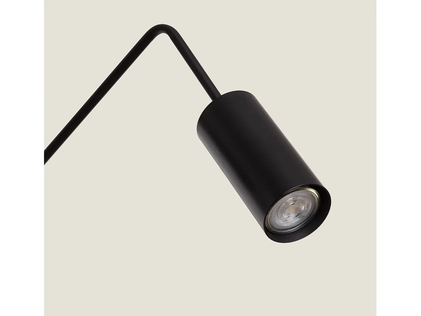 Ledkia Aplique Para Pared-Lámpara de Pared Orientable Metal Magno Negro