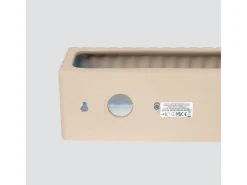 Sale Sollux Lighting Lámpara de pared Rigata moderno de cerámica - 1 fuentes luminosas - L.34 x A.10 cm - pardo Gris