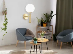 Aplique Para Pared-Lámpara De Pared Toolight G098-1W Gold White Dorado