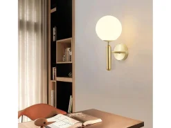 Aplique Para Pared-Lámpara De Pared Toolight G098-1W Gold White Dorado