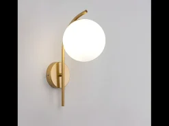 Clearance Lámpara De Pared Toolight G104-1W Gold White Dorado