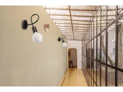 Aplique Para Pared-Lámpara De Pared Toolight 392199 Paradise Black Negro