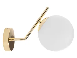 New Lámpara De Pared Toolight G100-1W Gold White Dorado