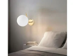 New Lámpara De Pared Toolight G100-1W Gold White Dorado