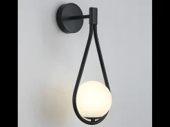 New Lámpara De Pared Toolight G093-1W Black White Negro
