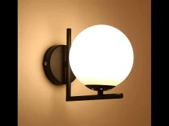 Lámpara De Pared Toolight G101-1W Black White Negro Online