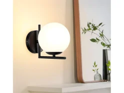 Lámpara De Pared Toolight G101-1W Black White Negro Online