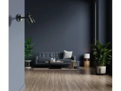 Aplique Para Pared-Lámpara De Pared Toolight App486-1C Black Negro