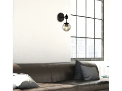 Aplique Para Pared-Lámpara De Pared Toolight App750-1W Black Negro