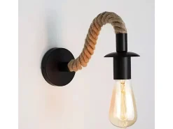 Outlet Lámpara De Pared Toolight App1466-1W Black Negro