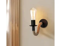 Outlet Lámpara De Pared Toolight App1466-1W Black Negro