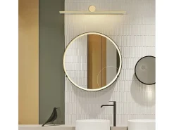 New Lámpara De Pared Toolight Led App1346-W 80Cm Brush Gold Dorado