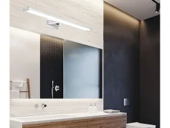 Online Lámpara De Pared Toolight Led App368-1W 40Cm Chrome Plateado