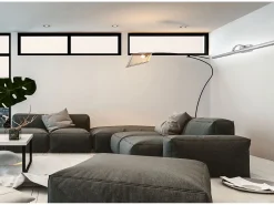 Aplique Para Pared-Lámpara De Pared Toolight Led App367-1W 106Cm Chrome Plateado