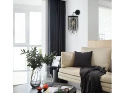Lámpara De Pared Toolight App1315-W Black Negro Outlet