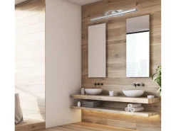 Aplique Para Pared-Lámpara De Pared Toolight Led App365-1W 55Cm Chrome Plateado