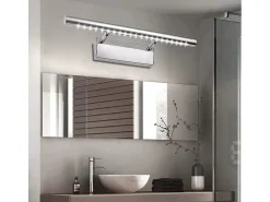 Discount Lámpara De Pared Toolight Led App362-1W 55Cm Chrome Plateado