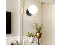 Online Lámpara De Pared Toolight App949-1W Black Negro