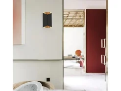 Aplique Para Pared-Lámpara De Pared Toolight App1055-1W Black Negro