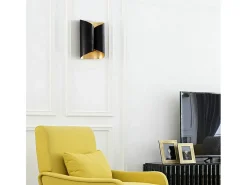 Aplique Para Pared-Lámpara De Pared Toolight App1055-1W Black Negro