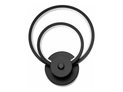 New Lámpara De Pared Toolight App1042-W Black Negro
