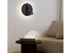 Lámpara De Pared Toolight App1614-1W Black Negro Hot