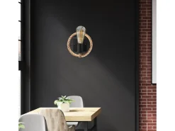 Aplique Para Pared-Lámpara De Pared Toolight App1465-1W Brown Marru00f3n