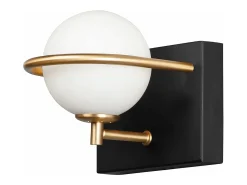 New Lámpara De Pared Toolight App1220-1W Black Negro