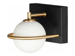 New Lámpara De Pared Toolight App1220-1W Black Negro