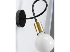Lámpara De Pared Toolight App516-1W Paradise Black Negro Sale