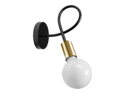 Lámpara De Pared Toolight App516-1W Paradise Black Negro Sale