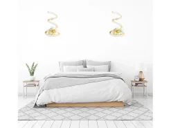 Aplique Para Pared-Lámpara De Pared Toolight Led App830-W Spring Up Gold Dorado