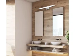 Lámpara De Pared Toolight Led App369-1W 60Cm Chrome Plateado Clearance